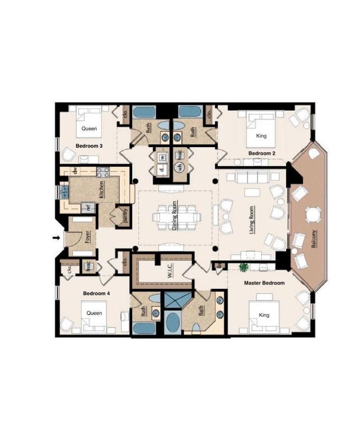 Villa South Wind Penthouse 3 Myrtle Beach Exterior foto